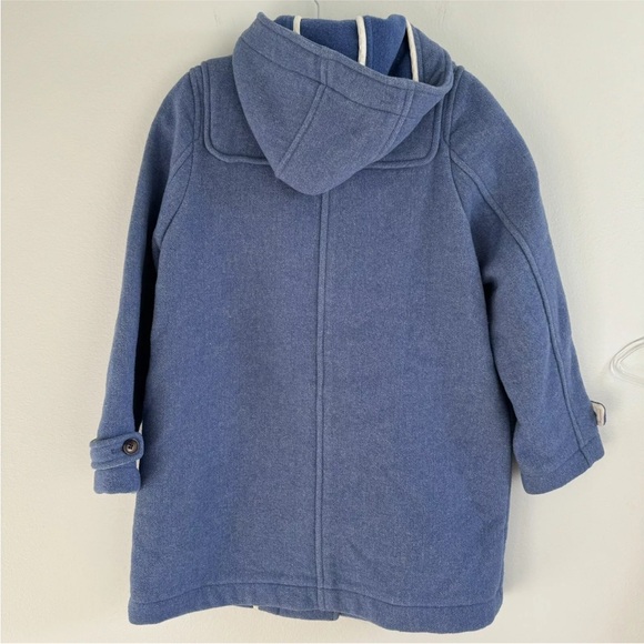 Samansa Mos2 Blue Duffle Pea Coat Wool Blend Size Medium - Picture 8 of 15